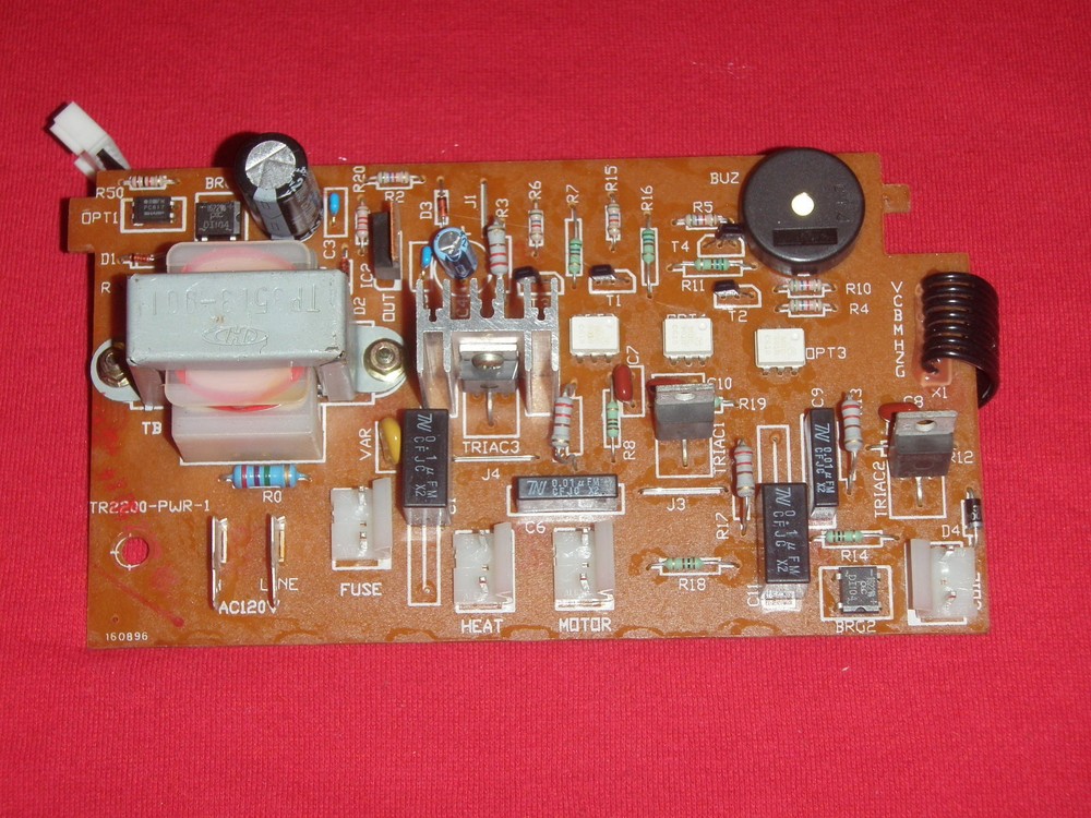 Breadman Bread Maker Machine PCB Power Control Board TR2200 (4-rivet only)