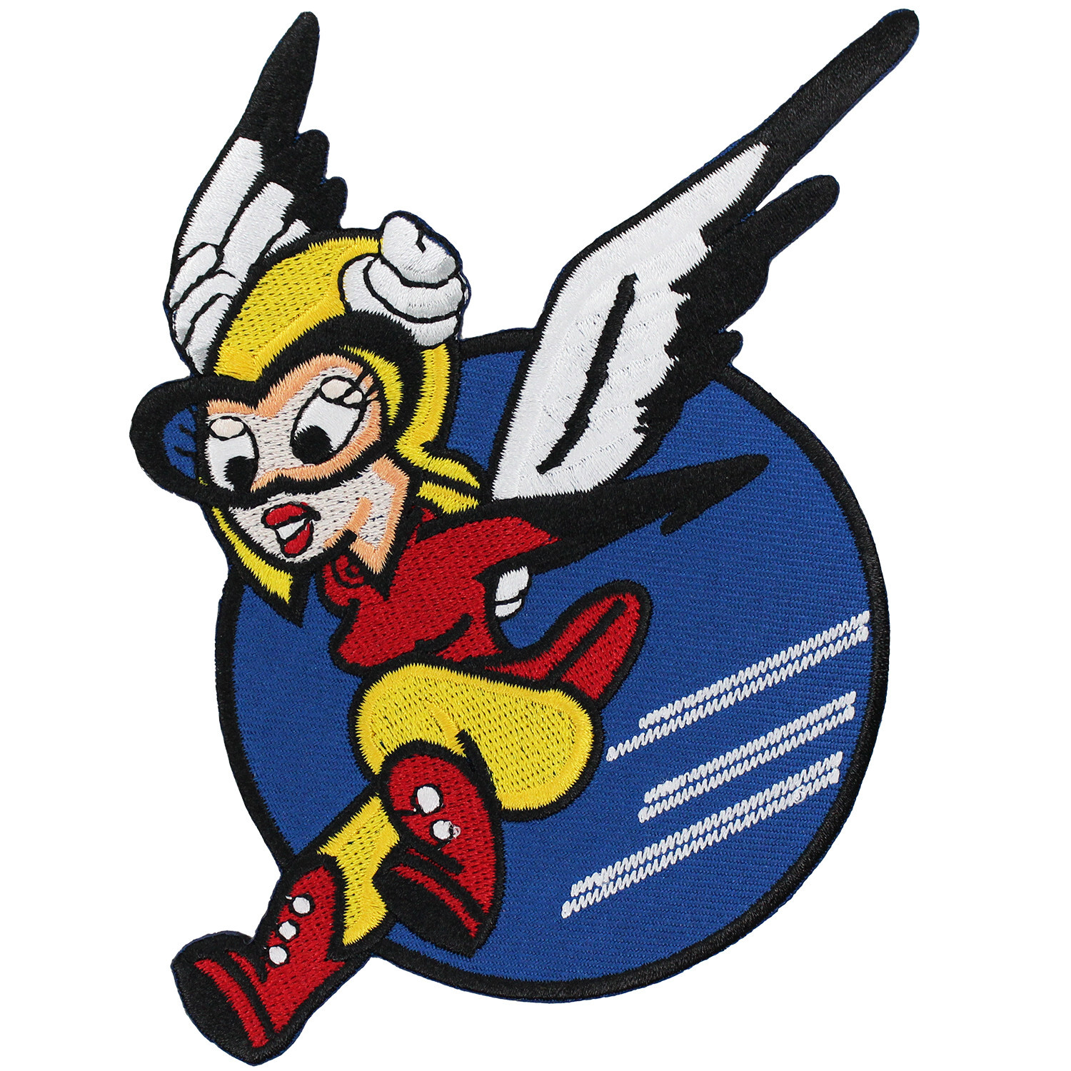 Wasp Fifinella WWII Women's Air Force Service Pilots Patch ( 5" x 5" ) P7702