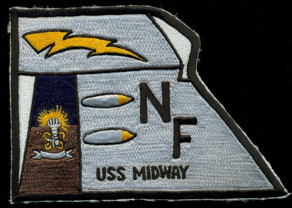 USN USS Midway NF Tail Patch Q-6