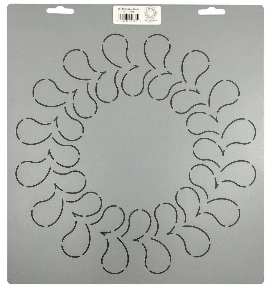 Quilting Stencils Feather Quilt Pattern Border & Circle Block Quilters Templates