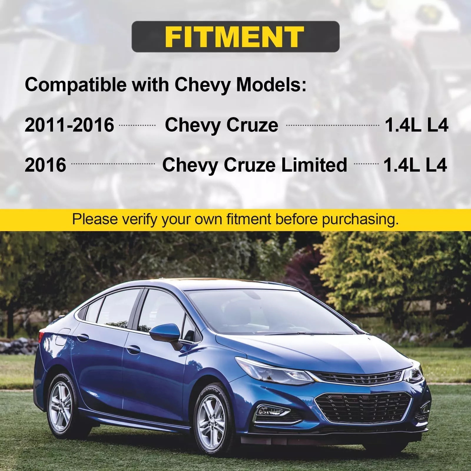 6X For 11-16 Chevrolet Cruze 1.4L Radiator Coolant Hose & Heater Hose & PCV Pipe