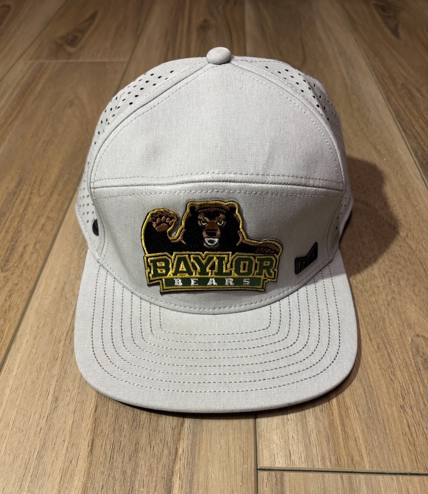 Melin Trenches Icon Hydro Hat Grey Baylor Bears Custom Patch 60cm