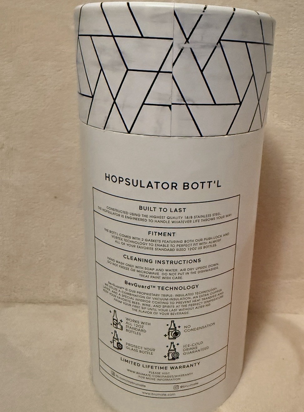 Brumate Hopsulator Cooler Tumbler 12 oz Drink Holder Bottle Hunter Orange