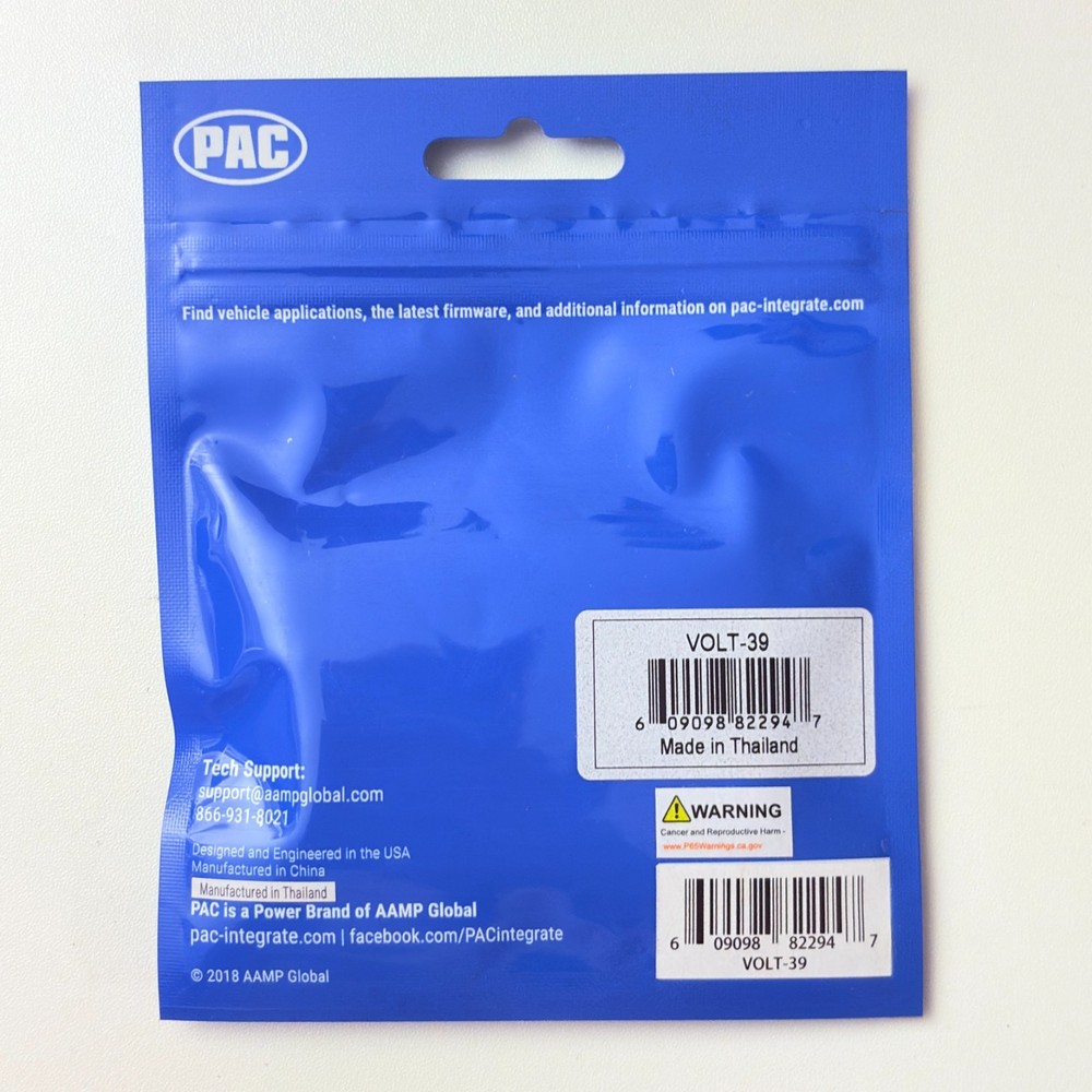 PAC VOLT-39 Selectable Output Voltage Regulator 3.3V 5V 6V 9V