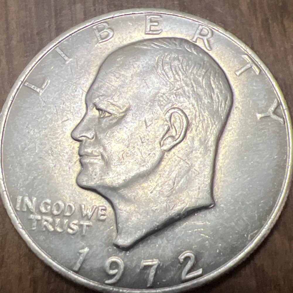 1972 Eisenhower Dollar Ike Actual Coin