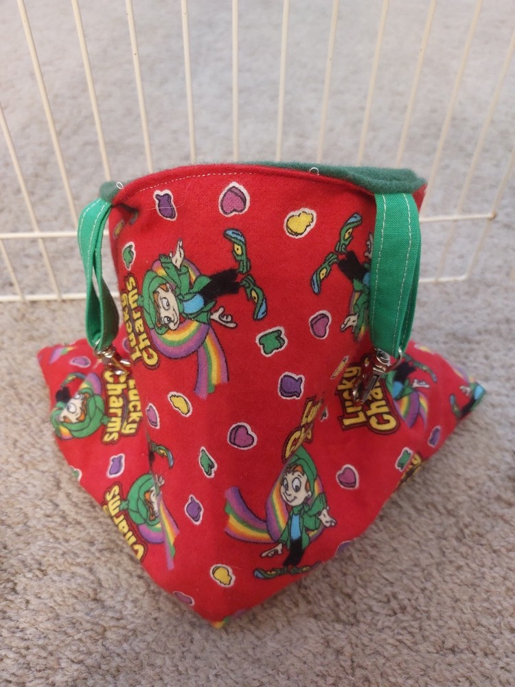 Ferret Corner Sack - Flannel Lucky Charms Pattern