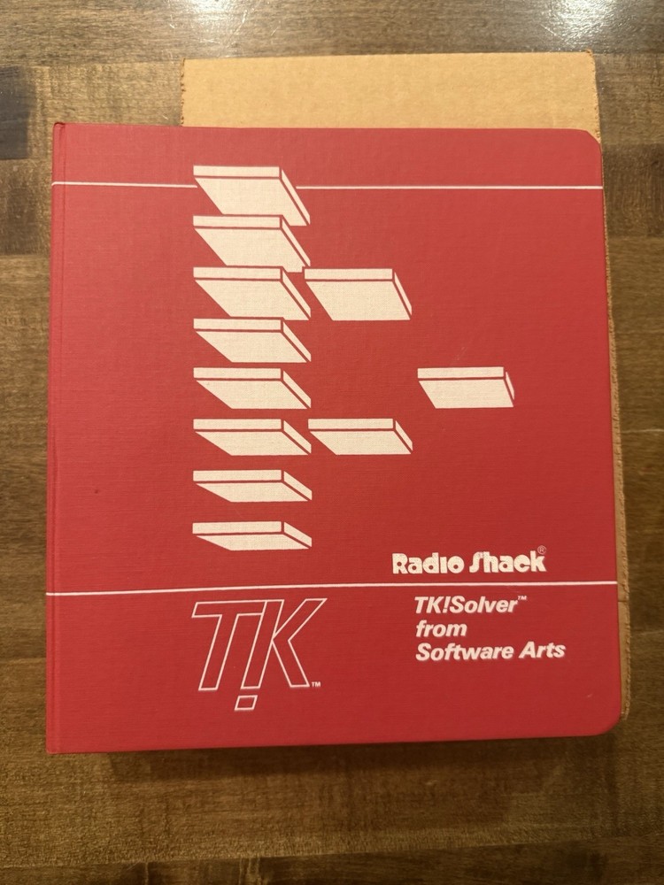 IBM PC Software: TK! SOLVER 1.2 From Software Arts DOS Vintage