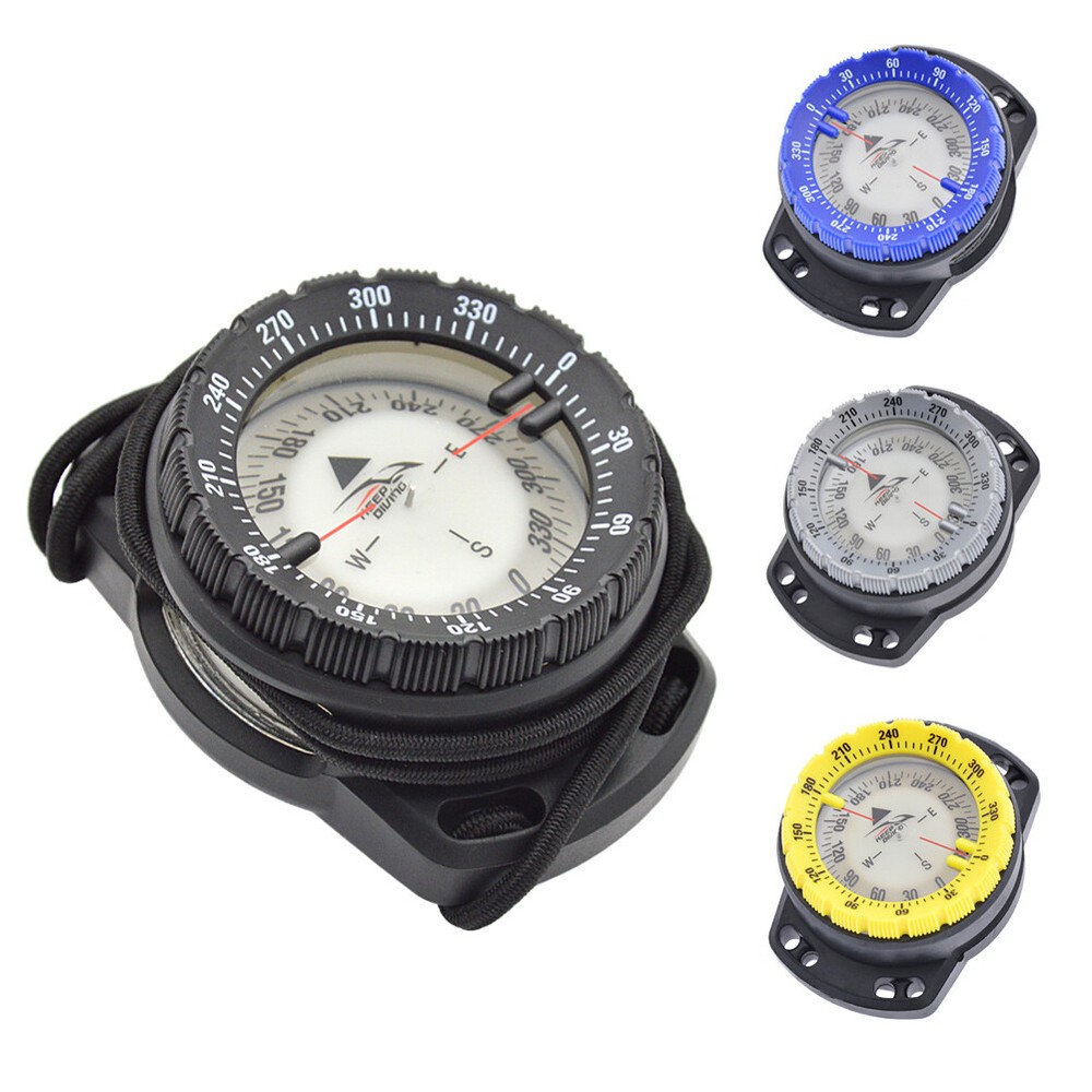 Portable Underwater Compass Scuba Diving Navigation Compass Waterproof Luminous
