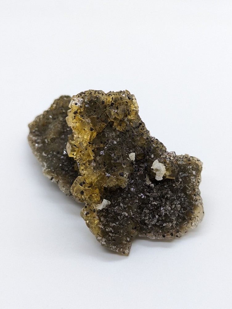 Unique Druzy Lemon Fluorite - approximately 105 grams