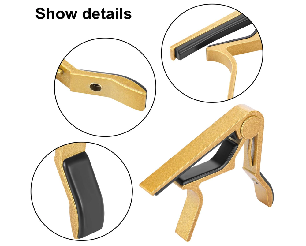 Guitar Capo Trigger Quick Change Key Clamp Ukulele Mandolin Acoustic Electric4PC