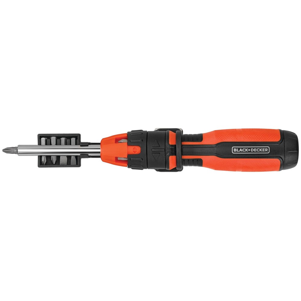 BLACK+DECKER Ratcheting Screwdriver, 10 Bit - BDHT68000