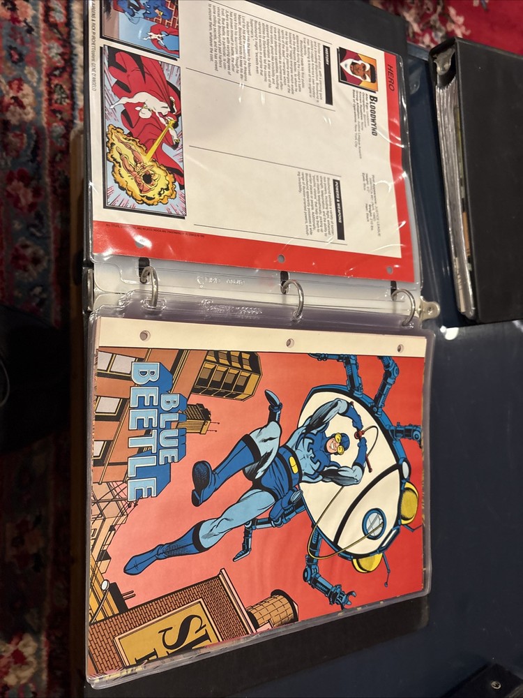 Comic Book Bio Binder