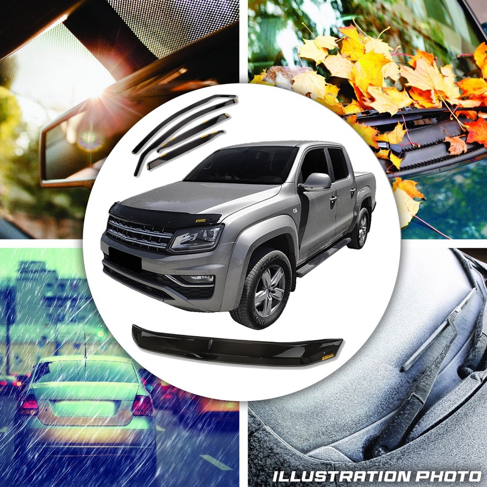 Hood Protector Bug Shield Deflector / visors rain guards for BMW X3 2004-2010