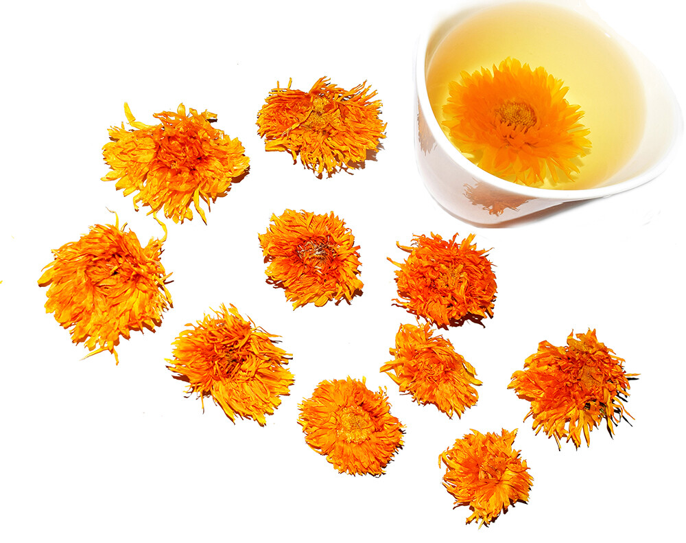 Marigold Tea, Decaffeinated Tea, Loose Leaf Tea