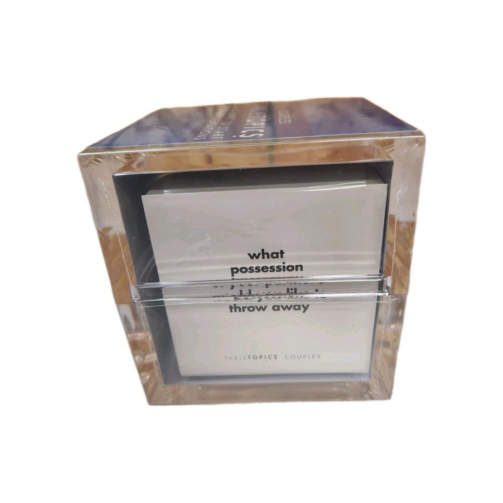 TableTopics Couples Card Game Cube Conversation Starter Questions Date Night