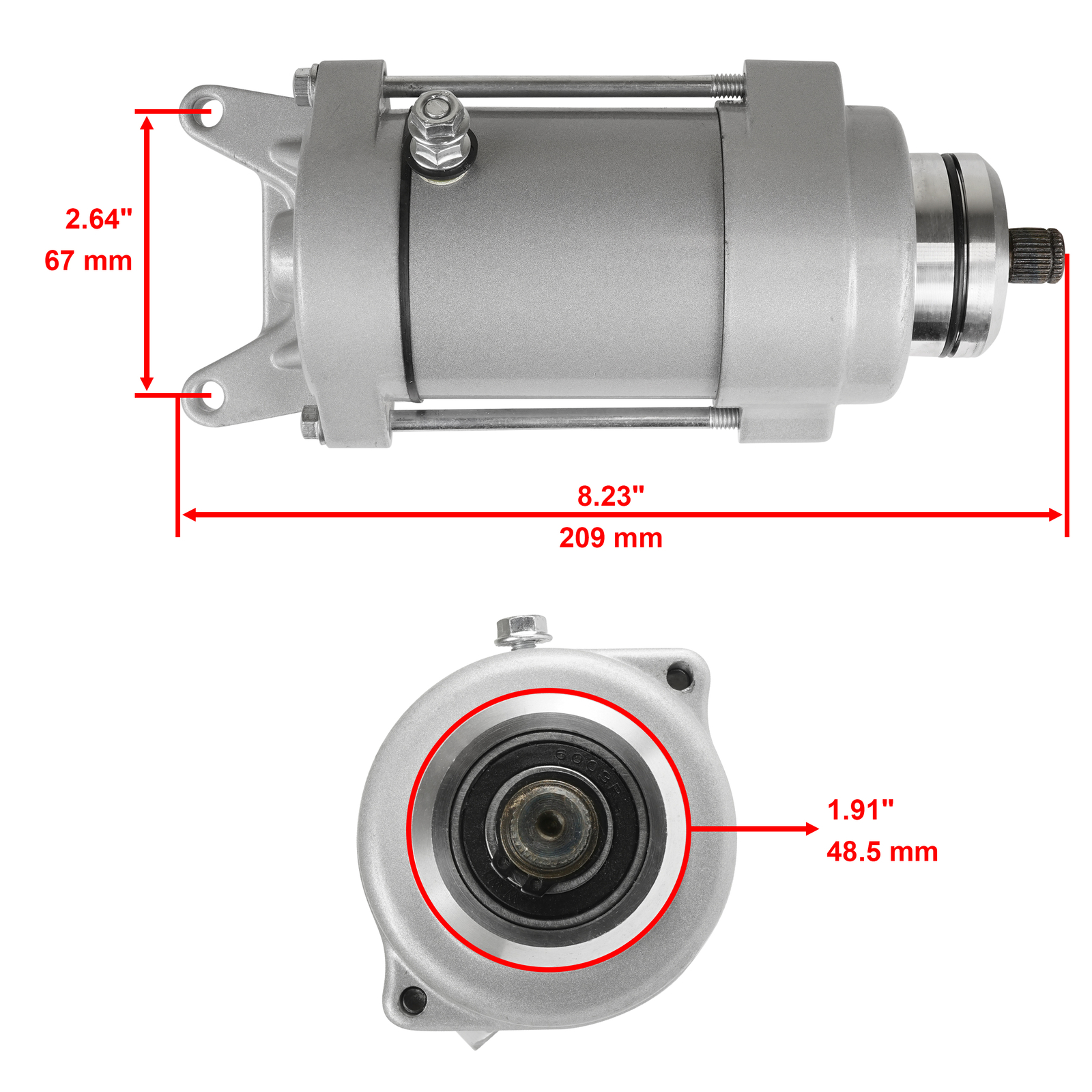 Starter for Yamaha Virago XV750 920 1981 1982 1983 / Virago XV700 1984 1985