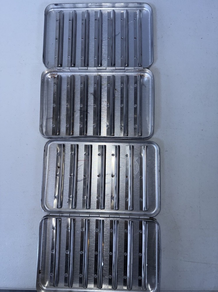 vintage Perrine Orbex aluminum fly boxes