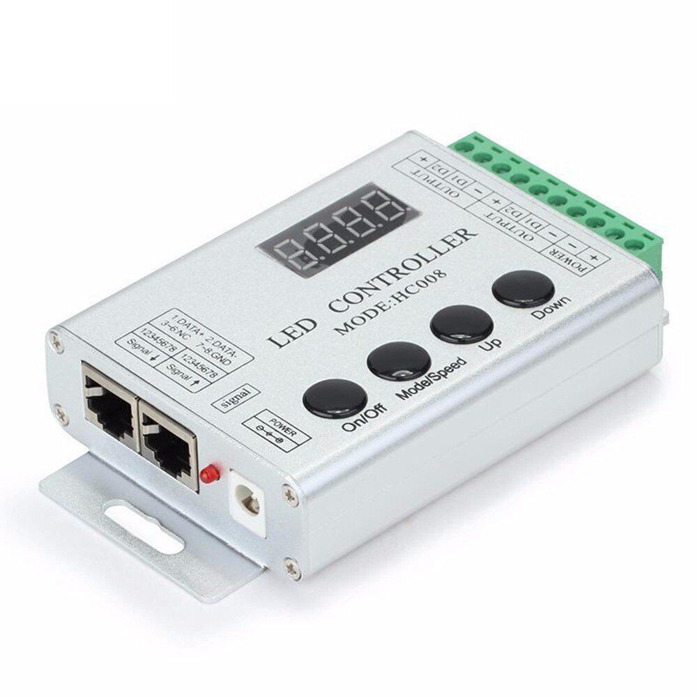 DC 5V 12V 24V 4Keys HC008 programmable rgb led pixel controller 133 effect modes