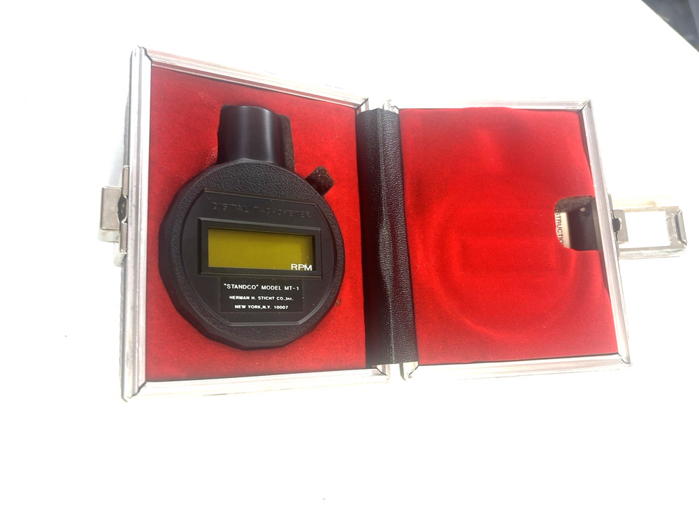 DIGITAL TACHOMETER STANDCO MT 1 With Hard Case