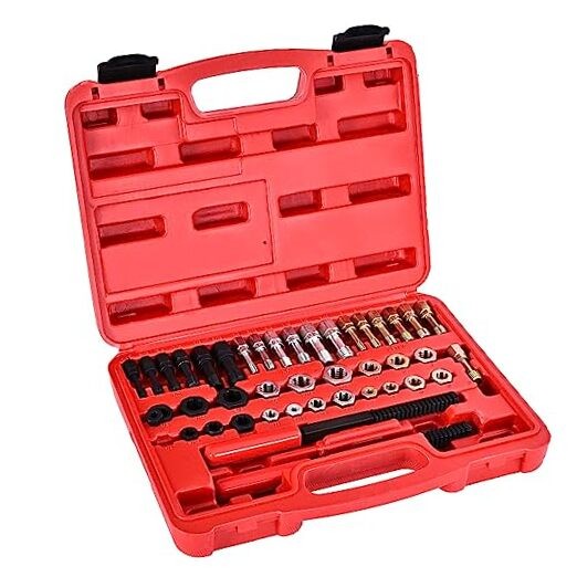 42-Piece Thread Chaser Set, Thread Restorer Rethreading Kit, Thread Repair