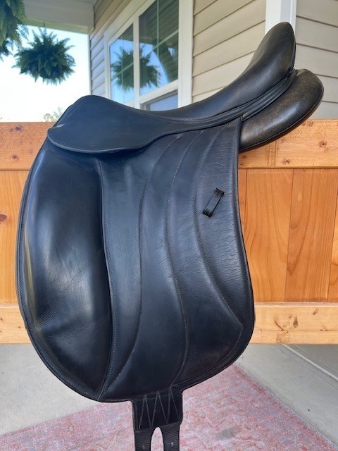 2014 Black Devoucoux Milady Dressage Saddle