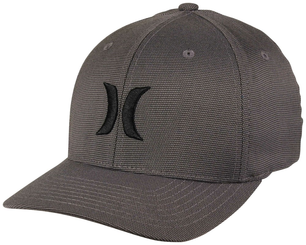 Hurley Black Textures Hat - Black / Grey - New
