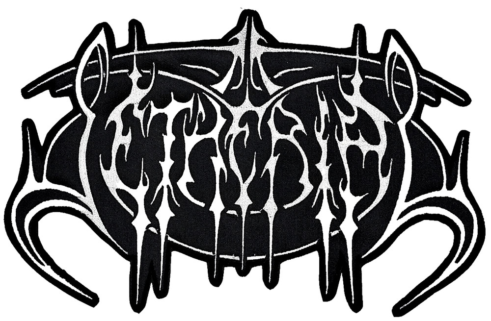 SETHERIAL WHITE LOGO SHAPED EMBROIDERED BACKPATCH