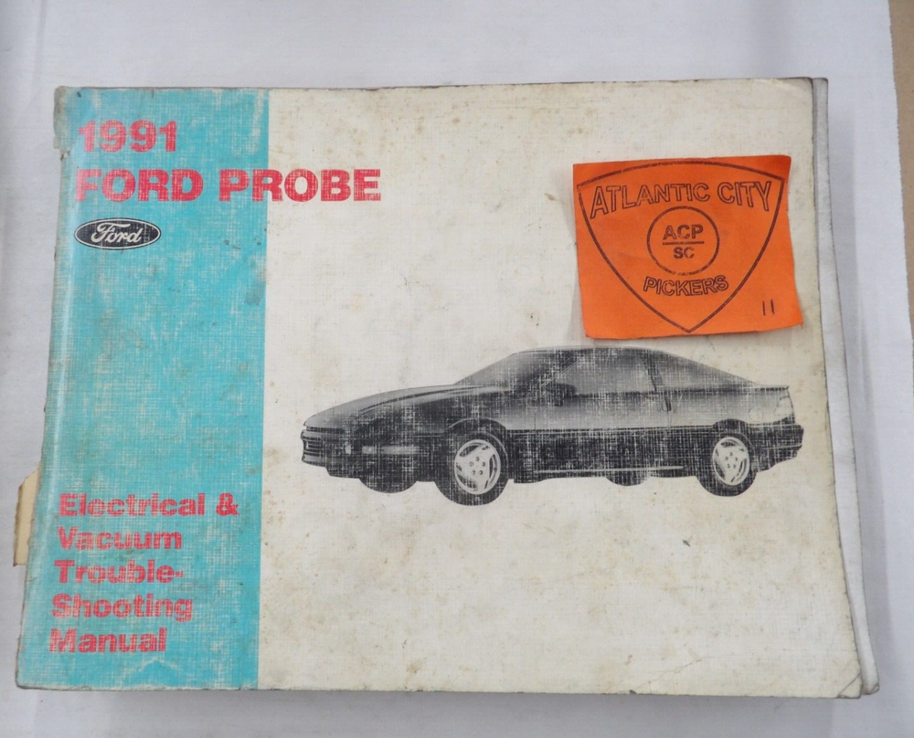 1991 FORD PROBE ELECTRICAL VACUUM TROUBLESHOOTING MANUAL