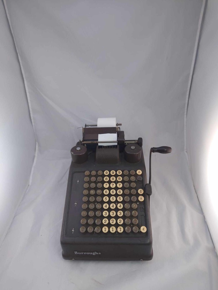 Historically Significant Antique Burroughs Adding Machine - Still Useful Today!