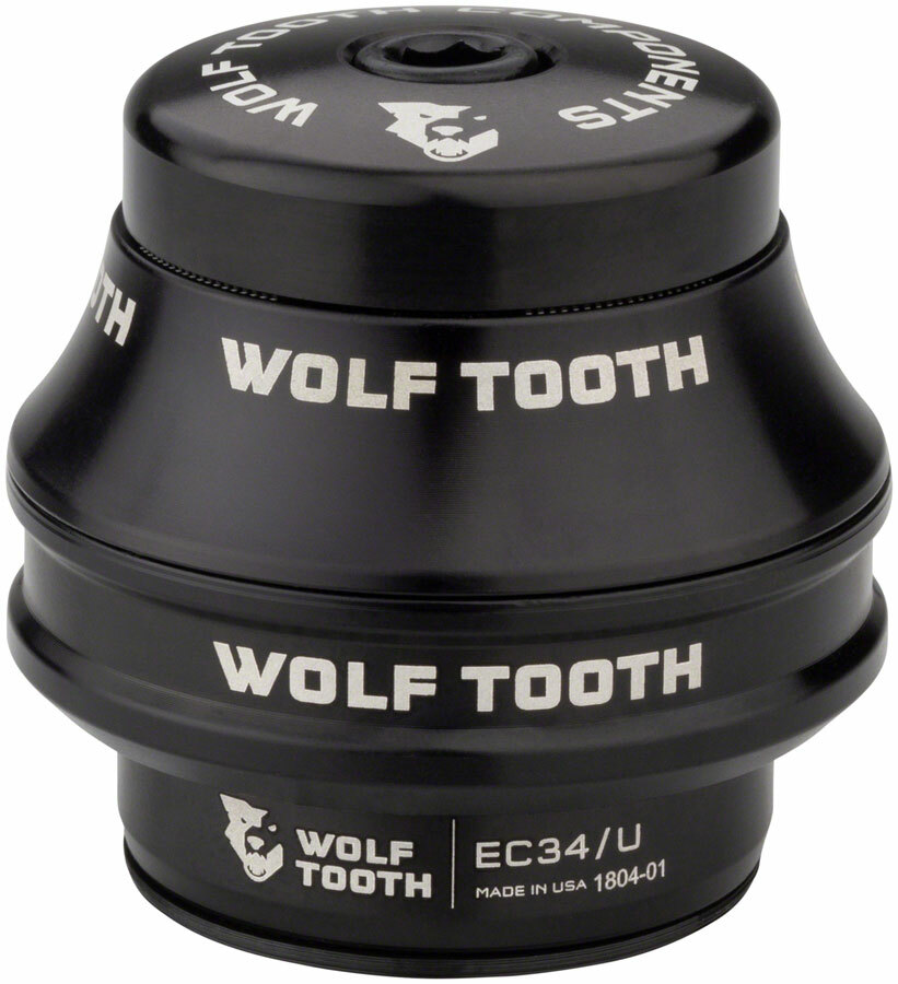 Wolf Tooth Components EC34/28.6 Upper Headset 25mm Stack Black