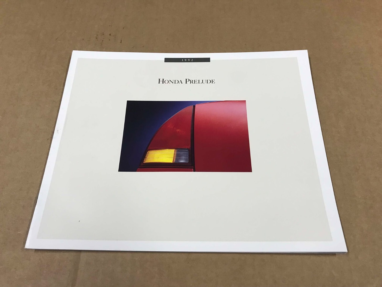 Vintage 1992 Honda Prelude Dealership Salesman Brochure