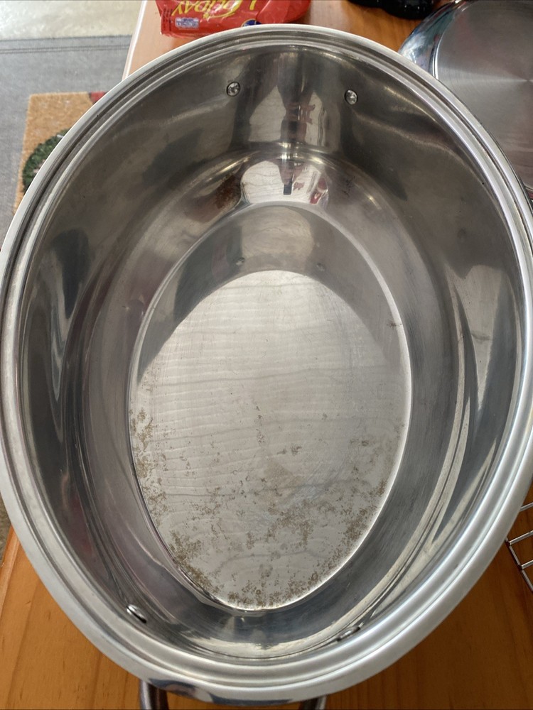 Precise-Heat Multi-Use Baking and Roasting Pan waterless greaseless t304