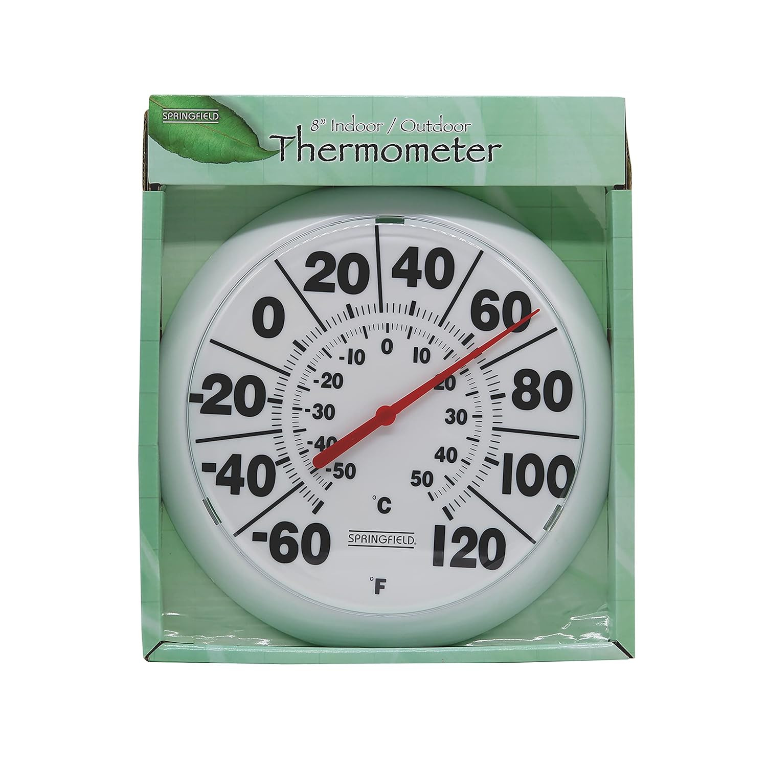 Indoor Outdoor Big and Bold Dial Thermometer, Wireless Thermometer with Easy to