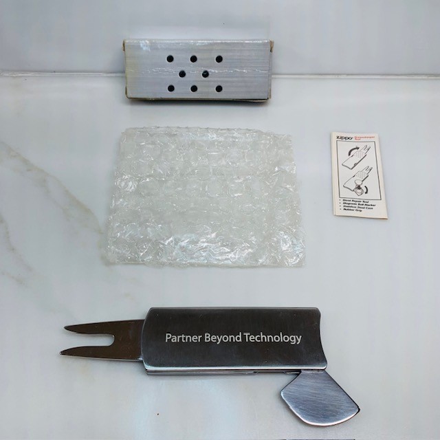 Zippo greenskeeper Tool Hitachi Data Systems with Ball Marker
