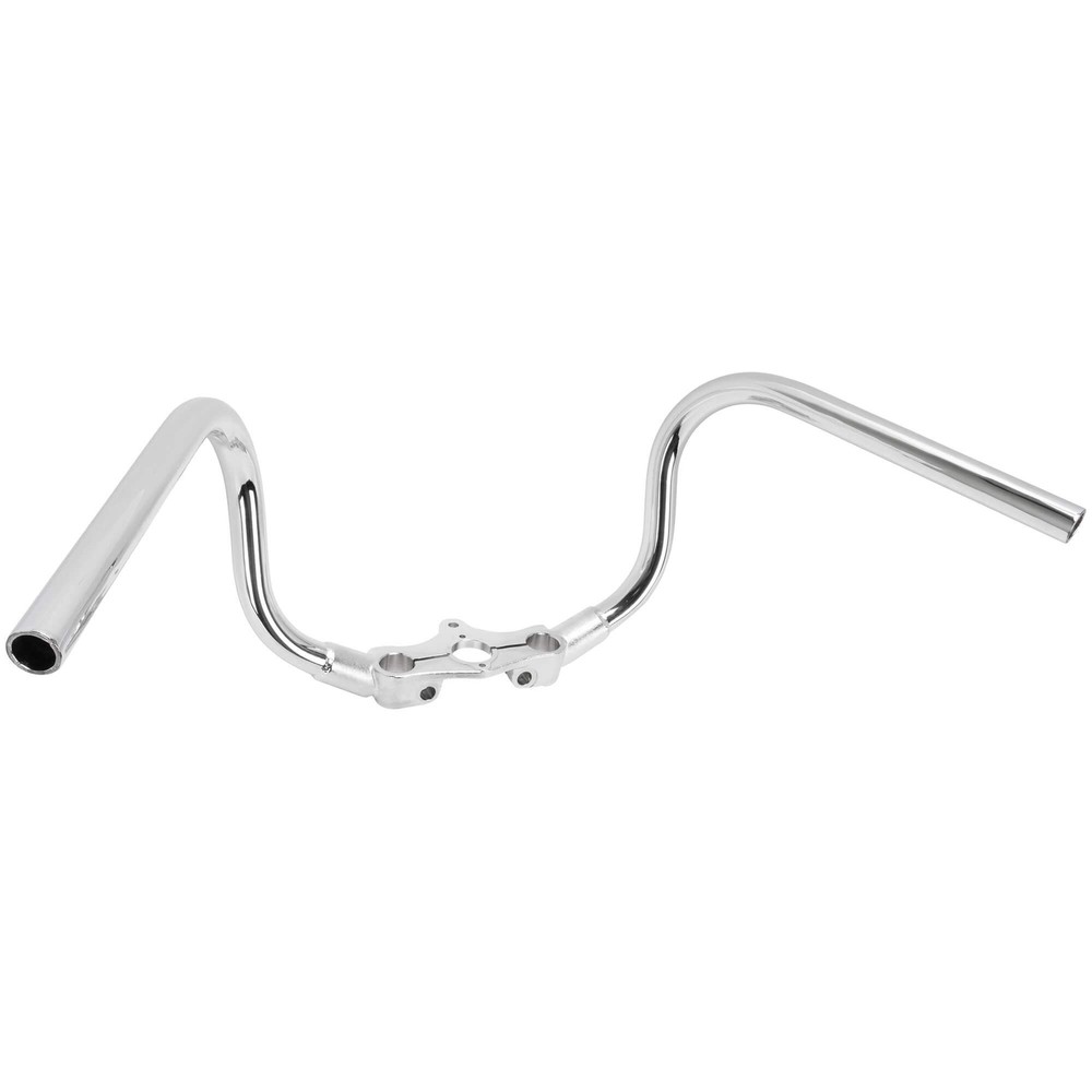Lowbrow Customs Springer Buckhorn Handlebars - 1 inch - Chrome