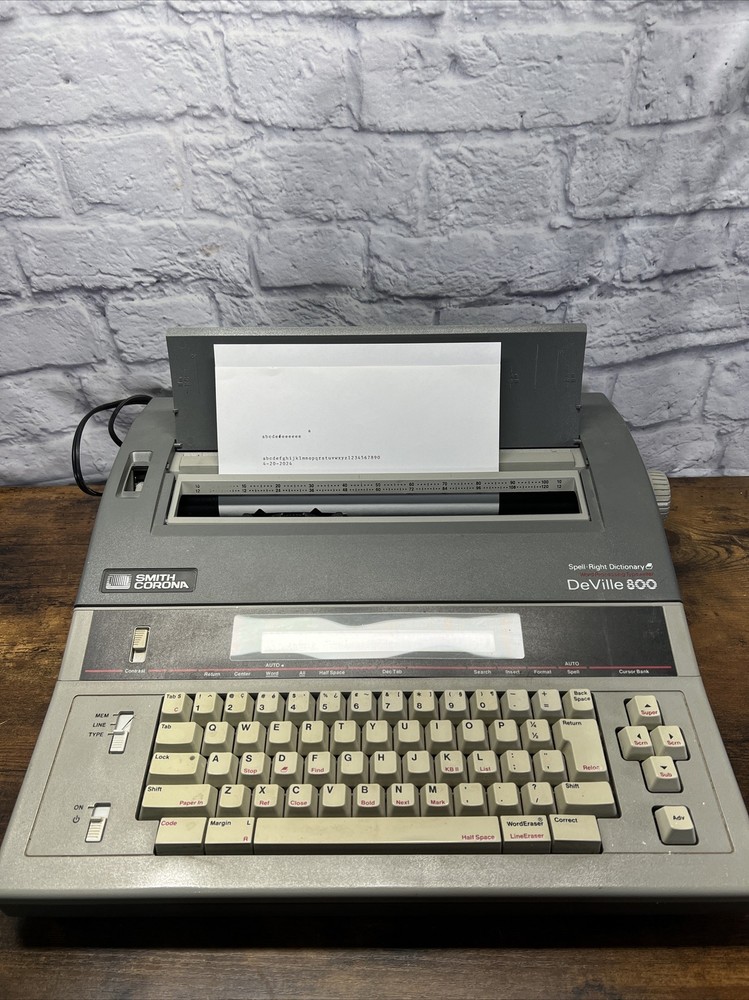 Vintage Smith Corona Spell Right Dictionary DeVille 800 Typewriter