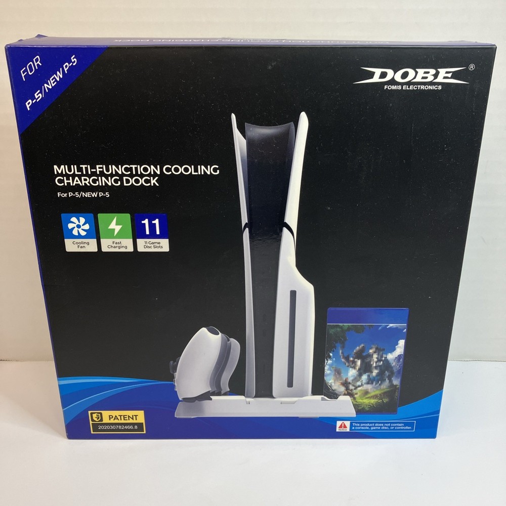 DOBE Multi-Function Cooling Charging Dock for PS5