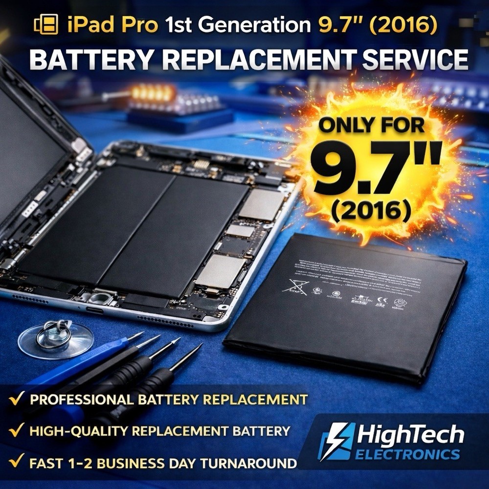 iPad Pro 1st Generation 9.7” (2016) Battery Replacement Service