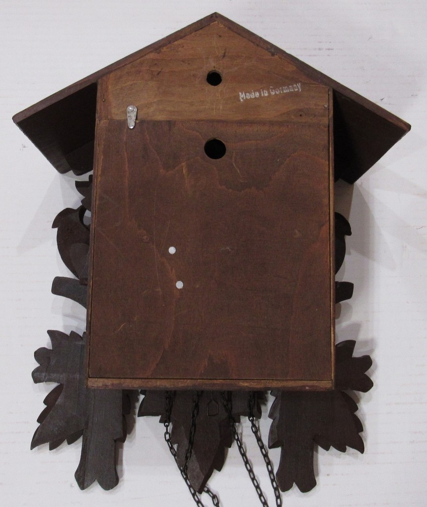 Large Black Forest Three Bird Cuckoo Clock 8-Day Weights Driven