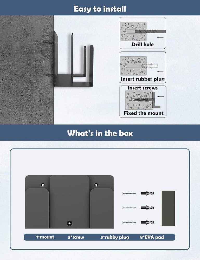 Universal Wall Mount for Black