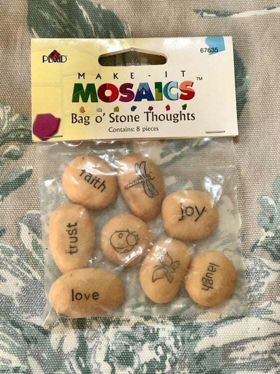 Mosaic Thought Stones Crafts