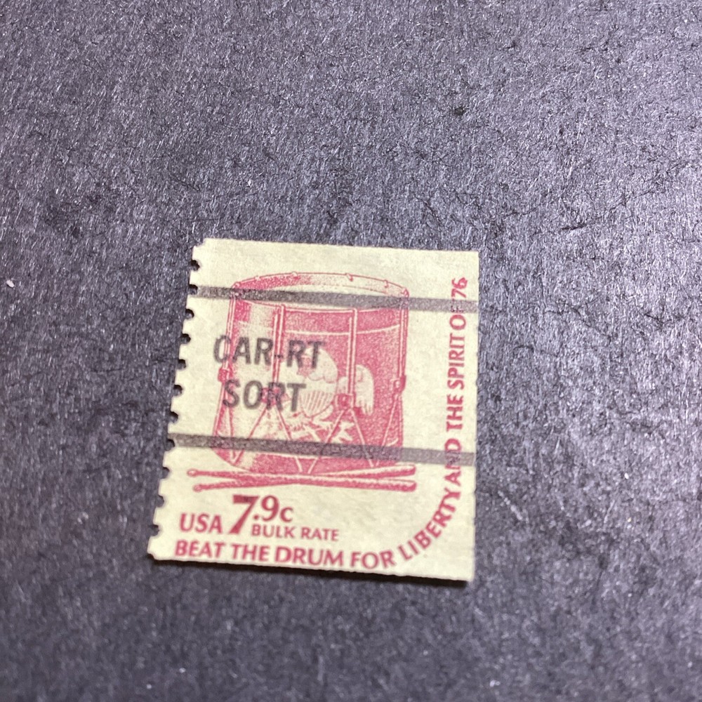 SCOTT#1615 "Drum" 7.9 CENT 1976 MNH DULL DRY GUM-US