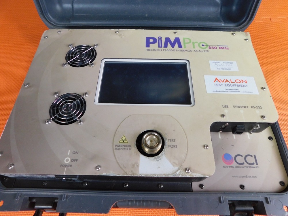 Cci Pimpro-850 Tower Pimpro 850 Precision Passive Intermodulation Pim Analyzer