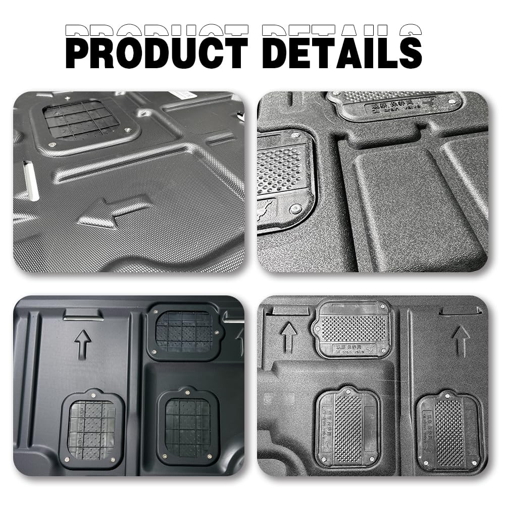 Engine Guards Mud Flaps for CC 2009-2017 Front Engine Splash Shield Black