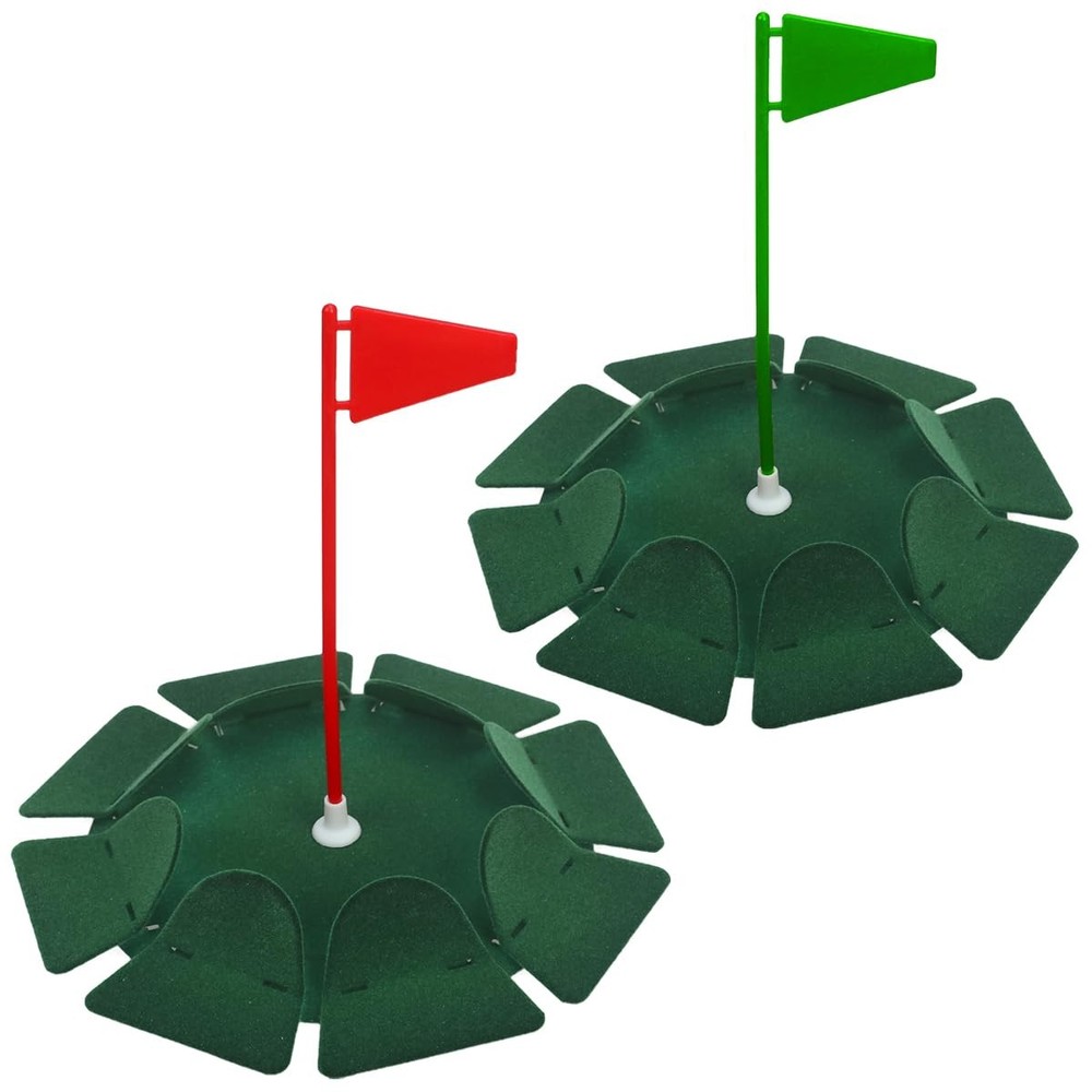 2 PCS All-Direction Golf Putting Cup Golf Practice Hole Cup Surface Flocking ...