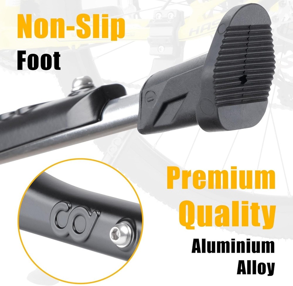 Adjustable Bicycle Kickstand for 24-29" & 700C Bikes - Durable & Stable