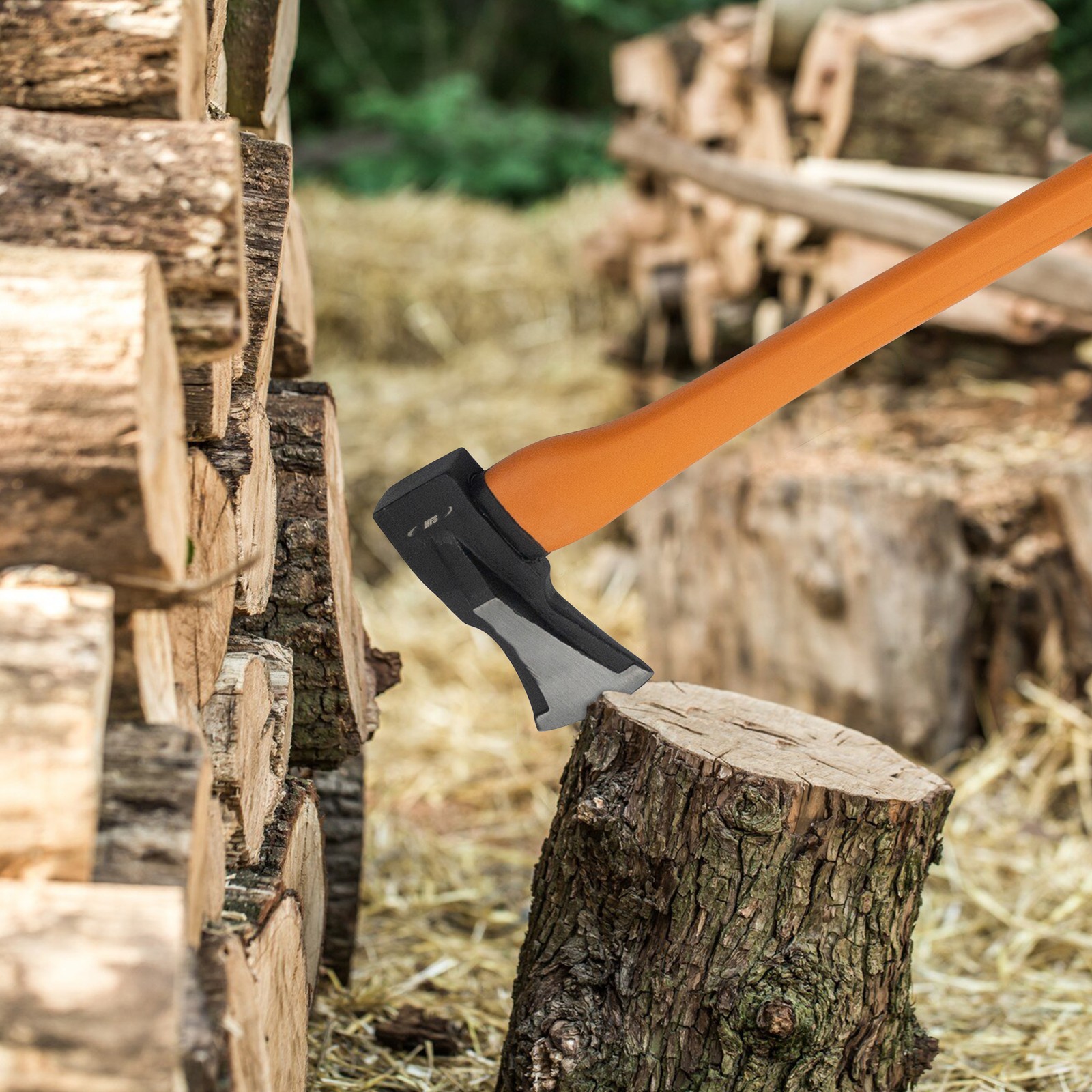 HFS(R) 36" Axe Hatchet with Fiberglass Handle 70.55oz/2000g Head Weight Heat