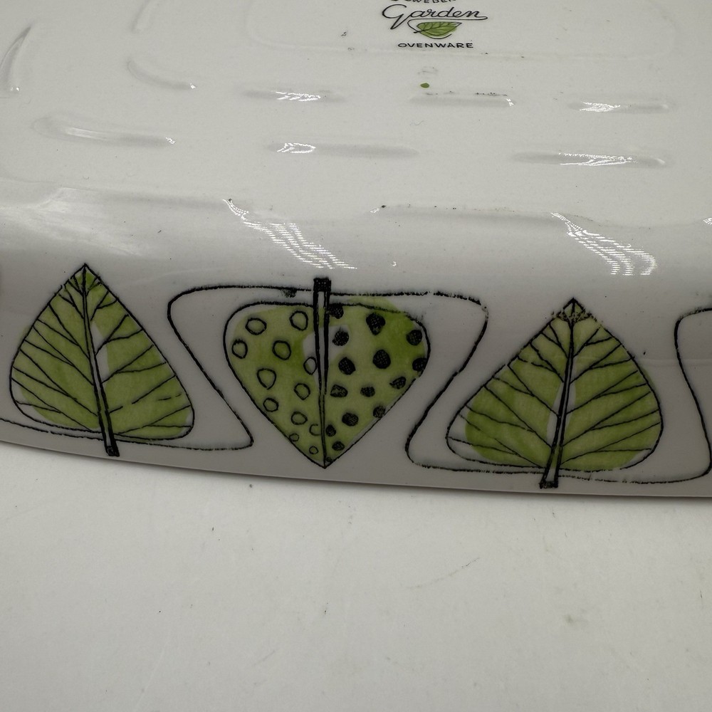 Rorstrand Ovenware Garden Series 1960s MCM Lidded Pot & Rectangular Baking Dish