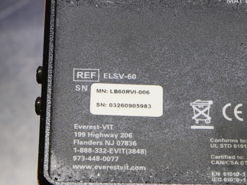 GE Everest Vit Elsv-60 Borescope Solar Light Source