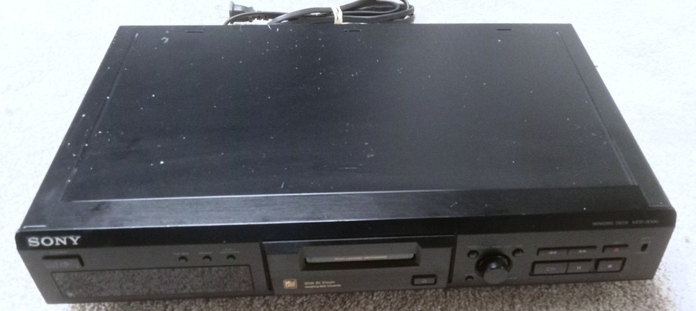 Sony MDS-JE330 Minidisc Deck Player Recorder No Remote- Untested